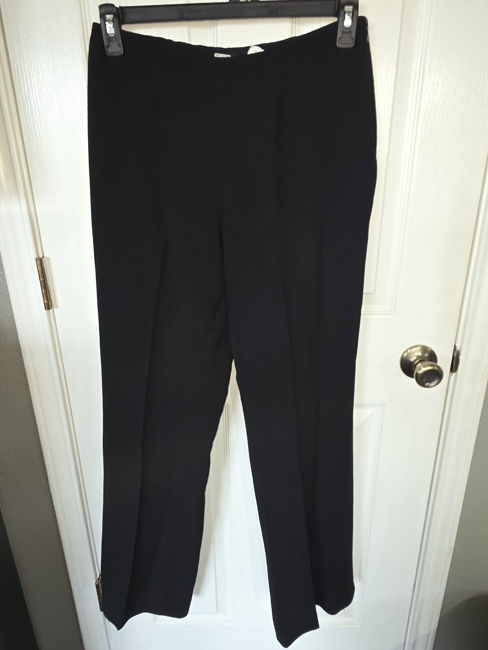 Jones New York Black Straight-Leg Dress Trousers